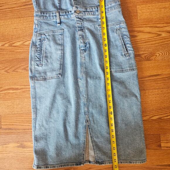 Hudson Halter Utility Denim Dress Size Large - Picture 6 of 9